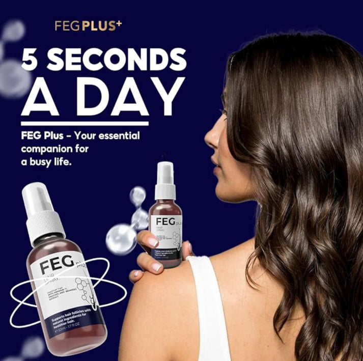 FEG plus Hair Growth Spray - 100% Original For Men & Women
