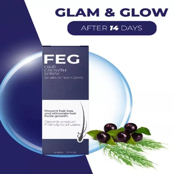 FEG plus Hair Growth Spray - 100% Original For Men & Women