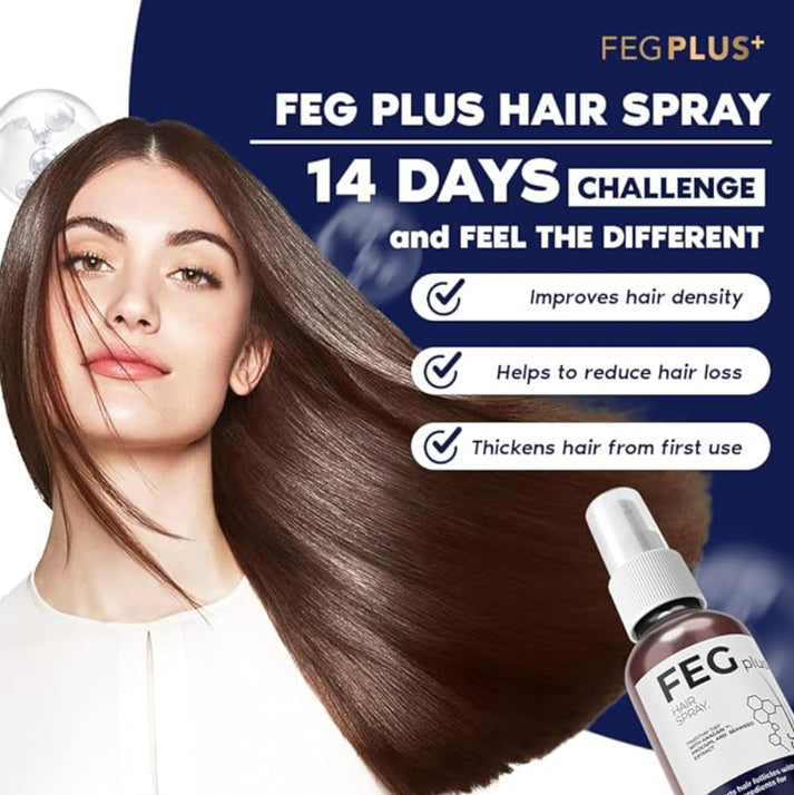 FEG plus Hair Growth Spray - 100% Original For Men & Women